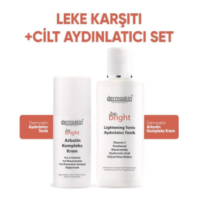 Dermoskin Leke Karşıtı Set-Arbutin Krem+Aydınlatıcı Tonik
