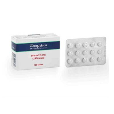 Dermoskin Medobiotin 2.5 mg 120 Tablet - 1