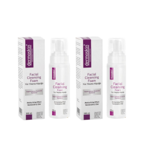 Dermoskin Yüz Yıkama Köpüğü 200 ml İkili Paket
