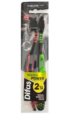 Difaş Double Power Yumuşak Soft Diş Fırçası 2li - 1