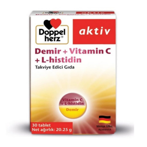 Doppelherz Demir + Vitamin C + L-Histidin 30 Tablet