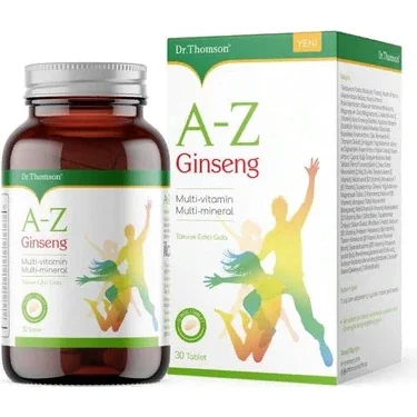 Dr. Thomson A-Z Ginseng Multivitamin Multimineral 30 Tablet - 1