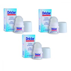 Driclor Anti Perspirant 20 ml Roll On 3 Adet