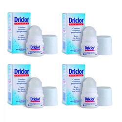 Driclor Anti Perspirant 20 ml Roll On (4lü Avantaj Paketi)