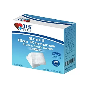 Ds Plus Steril Gaz Kompres 7,5x7,5 cm 25'li