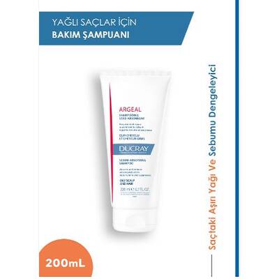 Ducray Argeal Sebum Absorbing Shampoo 200 ml - 1