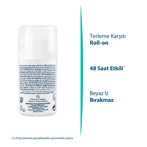 Ducray Hidrosis Control Terleme Karşıtı Roll-On Deodorant 40 ml - 3