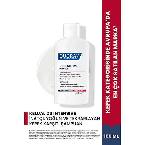 Ducray Kelual DS Intensive Anti-Dandruff Kepek Karşıtı Şampuan 100 ml - 1