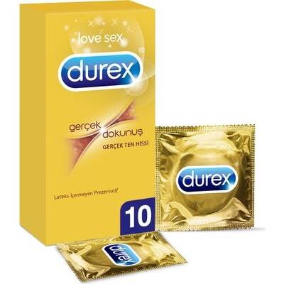 Durex Gerçek Dokunuş Prezervatif 10 lu - 1