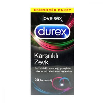 Durex Karşılıklı Zevk 20'li Prezervatif - 1