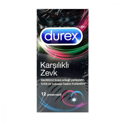 Durex Karşılıklı Zevk Prezervatif 12 Adet - 1