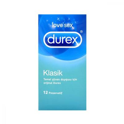 Durex Klasik Prezervatif 12 Adet - 1