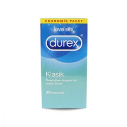Durex Klasik Prezervatif 20'li Ekonomik Paket