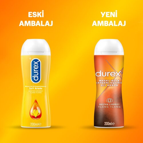 Durex Play 2 in 1 Hassas Kayganlaştırıcı Masaj Jeli 200 ml - 2