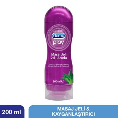 Durex Play 2 in 1 Masaj Jeli 200 ml (aleo vera) - 1