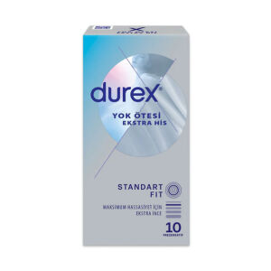 Durex Yok Ötesi Ekstra İnce Ekstra His 10'lu Prezervatif - 1