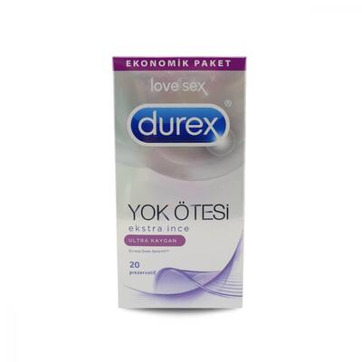 Durex Yok Ötesi Ultra Kaygan Prezervatif 20 Adet - 1