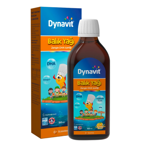 Dynavit Balık Yağı Şurubu Portakal Aromalı 150 ml - 2