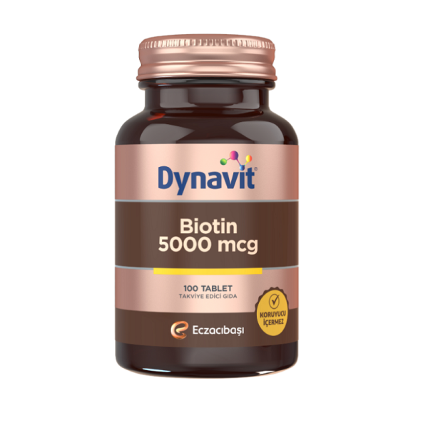 Dynavit Biotin 5000 mcg 100 Tablet - 5