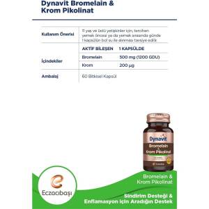 Dynavit Bromelain Krom Pikolinat 60 Kapsül - 2