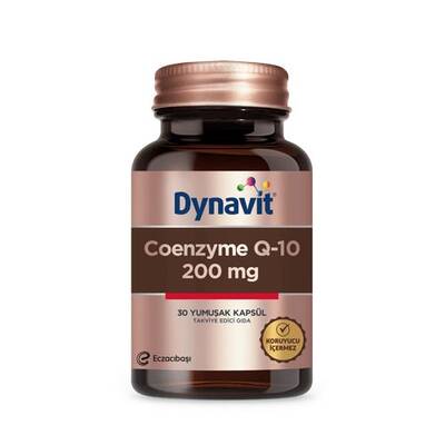 Dynavit Coenzyme Q-10 200 mg 30 Yumuşak Kapsül - 1