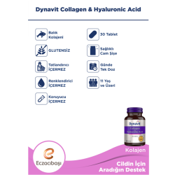 Dynavit Collagen Hyaluronic Acid 30 Tablet - 4