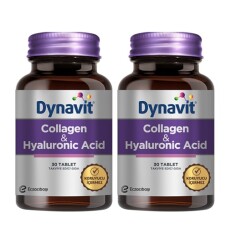 Dynavit Collagen Hyaluronic Acid 30 Tablet 2'li Paket