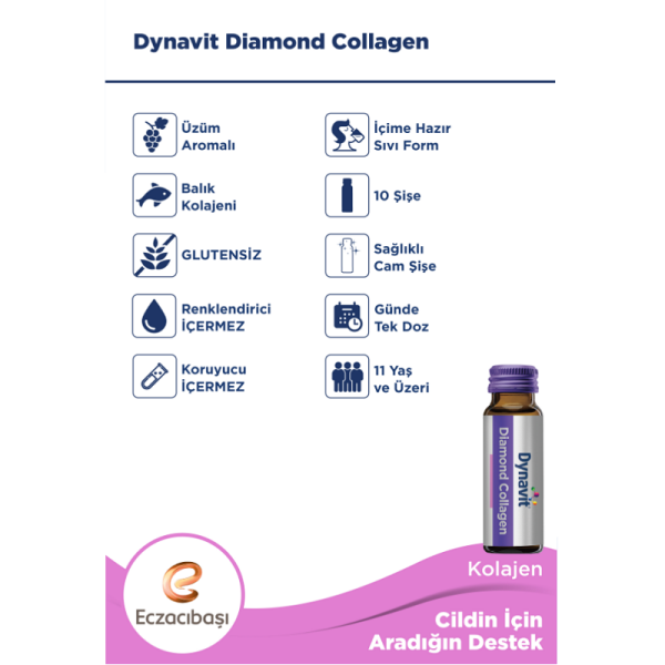 Dynavit Diamond Collagen 50 ml x 10 Şişe - 4