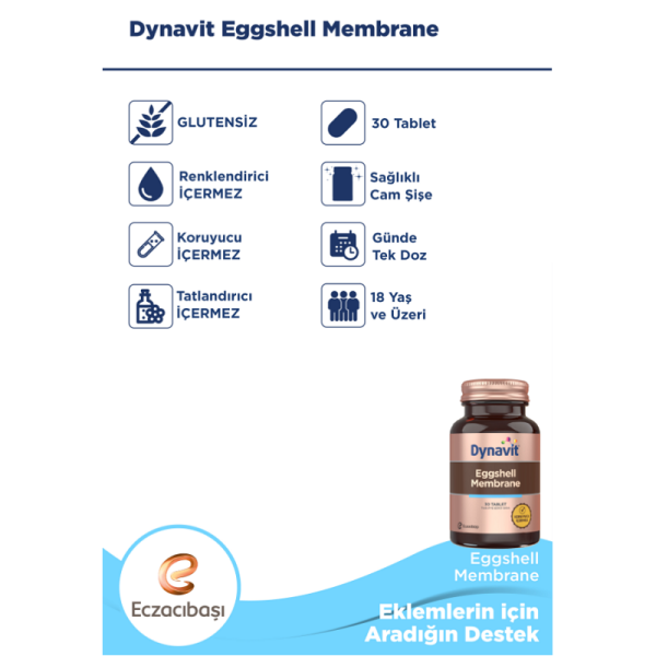 Dynavit Eggshell Membrane 30 Tablet - 4