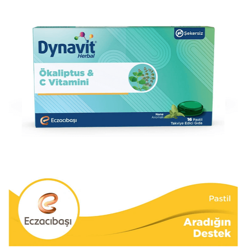 Dynavit Herbal Mentol & Okaliptus 16 Pastil - 1