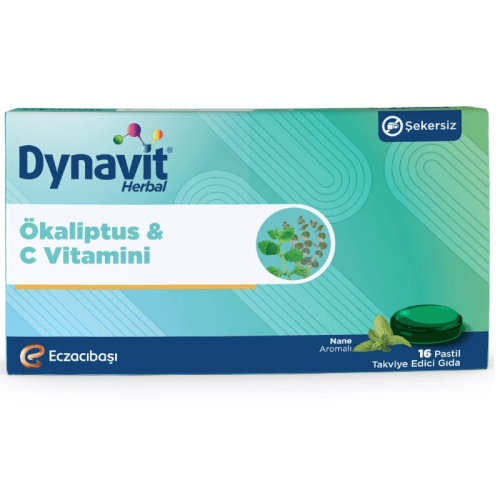 Dynavit Herbal Mentol & Okaliptus 16 Pastil - 4