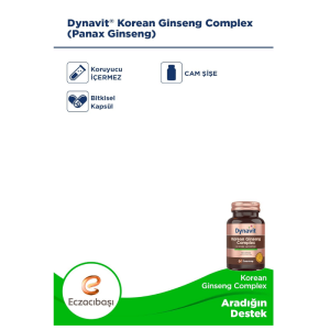 Dynavit Korean Ginseng Complex 30 Kapsül - 3
