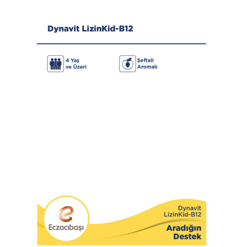 Dynavit Lizinkid B12 Şurup 150 ml - 4