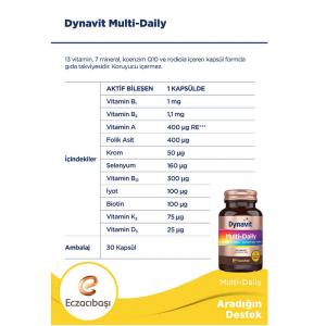Dynavit Multi Daily 30 Kapsül - 3