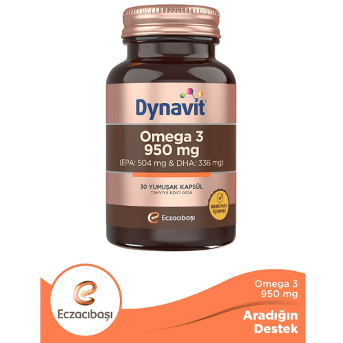 Dynavit Omega 3 950 mg 30 Yumuşak Kapsül - 1