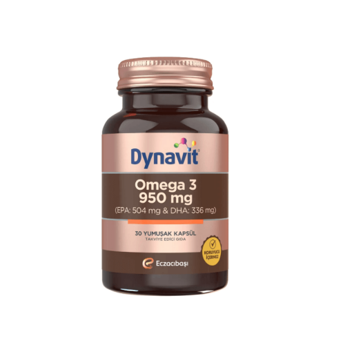 Dynavit Omega 3 950 mg 30 Yumuşak Kapsül - 5