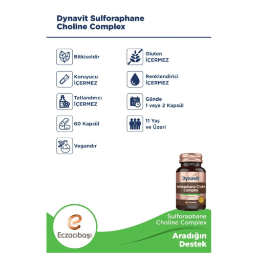 Dynavit Sulforaphane Choline Complex 60 Tablet - 3