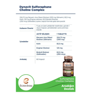 Dynavit Sulforaphane Choline Complex 60 Tablet - 4