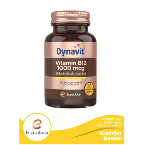 Dynavit Vitamin B12 1000 mcg 100 Tablet - 1