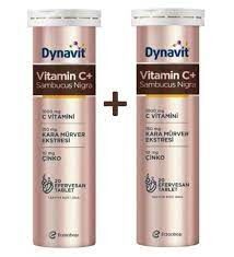 Dynavit Vitamin C+ Sambucus Nigra 20 Efervesan Tablet 2 Adet