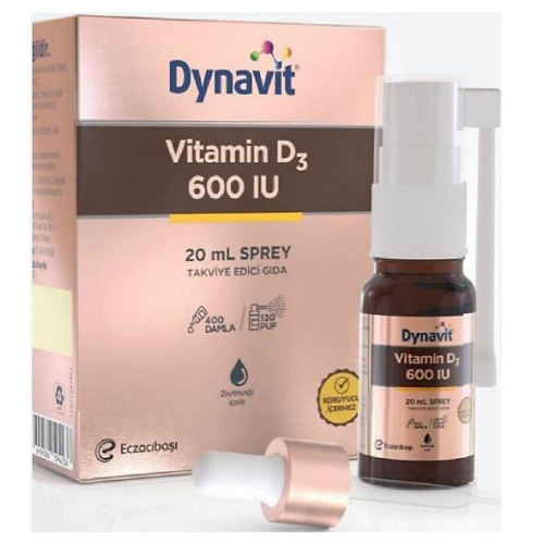 Dynavit Vitamin D3 600 Iu 20 ml Sprey - 1