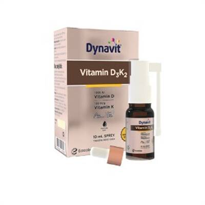 Dynavit Vitamin D3K2 Sprey 10 ml - 1