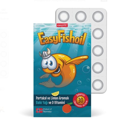 EasyFishoil Omega 3 Çiğnenebilir 30 Jel Tablet - 1