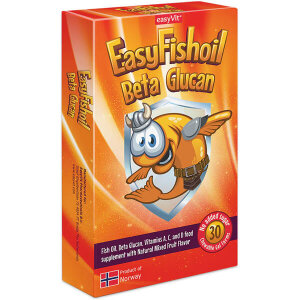 EasyFishoil Beta Glukan Karışık Meyve Aromalı 30 Jel Tablet