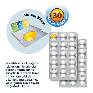 EasyFishoil Beta Glukan Karışık Meyve Aromalı 30 Jel Tablet - 3