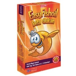 EasyFishoil Beta Glukan Karışık Meyve Aromalı 30 Jel Tablet - EasyVit