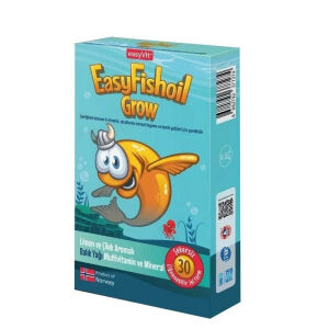 EasyFishoil Grow 30 Çiğnenebilir Jel Tablet