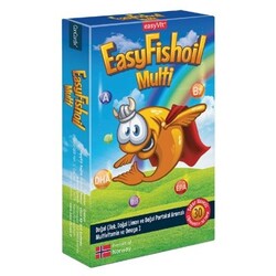 EasyFishoil Multi 30 Çiğnenebilir Jel - EasyVit