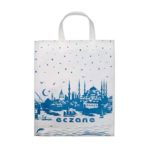 Eczane Baskılı Bez Torba 29 cm x 34 cm 50'li