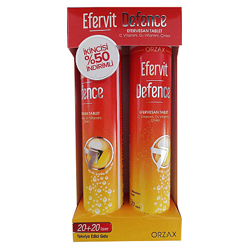 Efervit Defence 20 Efervesan Tablet - 2.'si %50 İndirimli - 1